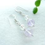 パワーストーンSV925ピアスクン...