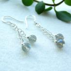 パワーストーンSV925ピアス虹色...