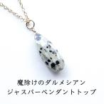 Yahoo! Yahoo!ショッピング(ヤフー ショッピング)天然石 ペンダント ダルメシアンジャスパー 魔除け 邪気払い お守り石 ワンポイント 可愛い ネックレス レディース メンズ パワーストーン ギフト プレゼント