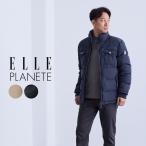 ジャケット メンズ 冬 アウター スタンドカラー ELLE PLANETE ブランド エルプラネット 防風 防寒 中綿 パデット