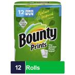 【送料無料】プリント柄 柄付き バウンティ『★エコ Bounty 柄付』バウンティー キッチンペーパータオル 12ロール12Pセット タオルペーパー 通販