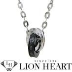 ライオンハート ネックレス メンズ LION HEART ダブルリングネックレス 04N155SM ステンレスネックレス