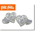 フォリフォリ Folli Follie ピアス ダブルハート ピアス 3E4S051C