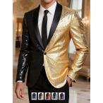  stage костюм украшен блестками жакет мужской Mai шт. предназначенный костюм жакет длинный рукав Kirakira 1tsu. цвет переключатель двухцветный - украшен блестками костюм смокинг 