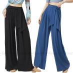  Dance брюки Dance одежда широкий брюки талия лента женский брюки танцевальный костюм длинный длина талия резина женский танцевальный костюм урок надеты бальные танцы 