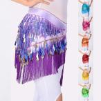  Berry Dance бедра шарф бахрома монета Kirakira треугольник бедра шарф диафрагмирования окраска способ прекрасный блестящий Berry танцевальный костюм бедра юбка монета шарф ala