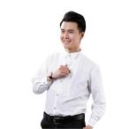 シャツ長袖メンズドレスシャツ男性用...