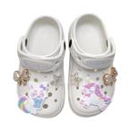DOUBLE STAR Kids EVA сабо сандалии 16~22cm Unicorn пляжные шлепанцы спортивные туфли обувь товары обувь девушки уличный симпатичный 4974