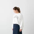 ショッピングused アメリカーナ USED加工 ロングスリーブ Tシャツ Americana BRF-783A/1 レディース 長袖 カットソー カジュアル