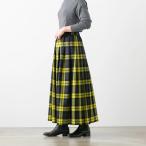 ショッピングオブ オニール・オブ・ダブリン PLEATED MAXI SKIRT ELASTICATED WAISTBAND ウエストゴム マキシ丈 プリーツスカート O'NEIL OF DUBLIN N141-90 チェック 秋冬