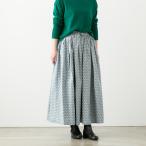 ソイル ポプリン フラワープリント ギャザースカート SOIL INSL23725  ロングスカート ウエストゴム 60'S POPLIN FLOWER PRINT GATHERED SKIRT