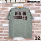 ショッピングダンガリー DENIM DUNGAREE デニムダンガリー Tシャツ 服 テンジク DD PENNIE TEE 22620405 新作 ブランド レディース トップス プルオーバー 半袖 プリント ロゴ ポケット
