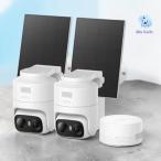Anker�A���J�[Eufy ���O�h�ƃJ���� C37 2CAM KIT ���C�����X�ڑ� / 360���B�e�\ / 300����f / �\�[���[�[�d /IP65 �h�o�h��/�p���`���g/�����j���O�R�X�g�[��