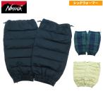 年末セール5%オフ ナンガ / コットンピーチ ダウンレッグウォーマー ・ ダウン 羽毛 レッグゲイター 足首 温かい テント 小屋 自宅 部屋 ア
