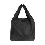 コンパクトエコバッグ (エコバック 買い物袋 サブバック マイバッグ 買い物バッグ) 無地 シンプル #9020-00-035 ブラック