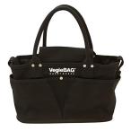 Yahoo! Yahoo!ショッピング(ヤフー ショッピング)イデアポート ベジバッグ ショッピングバッグ コットンキャンバス フラップ ブラック 21×30×15cm