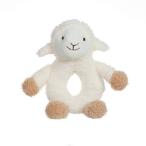 Apricot Lamb 新生児 子羊 ドーナツ型 リング型 ガラガラ ラトル ぬいぐるみ 高さ12cm