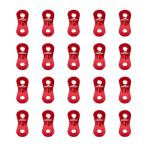 Soomloom палатка для aluminium свободный металлические принадлежности 2 дыра (20 штук )