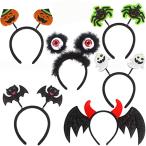 DERAYEE Halloween лента-ободок 6 штук входит .... тыква летучая мышь маскарадный костюм поверхность белый подарок украшение для волос 