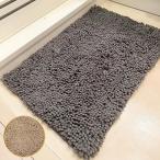 【バスマットすいすい】バスマット 速乾 大判 吸水 マイクロファイバー 40x60cm (グレー)