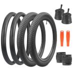 ショッピング20インチ BALINGE 20インチ キッズ ブラック 自転車タイヤ 2本+チューブ 2本 セット 20x2.125