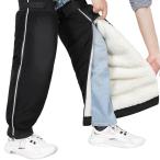 [RUIXIA1] バイク レッグウォーマー 冬 膝当て 膝サポーター 裏起毛 撥水加工 滑り止め フック付き 防寒防風 レッグカバー 保温 脱着簡単