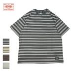 Tシャツ 半袖 ボーダー メンズ レディース ビッグマイク サングラスポケット 胸ポケット ポケT カットソー トップス アメカジ ブランド 白 黒 紺