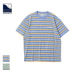 Tシャツ 半袖 メンズ レディース オフショア パイル ボーダー 半袖Tシャツ パイル生地 タオル生地 ボーダー柄 サーフ ブランド 青 緑