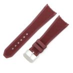 ブルガリ オクト ローマ ラバー バンド 未使用 純正 替え ベルト 23ｍｍ 純正SS製尾錠付き ブラウン 茶 メンズ 腕時計