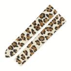 カルティエ 腕時計パーツ 純正 タンク用 レザーバンド レディース 新品同様 替え ベルト 13.5ｍｍ レオパード ヒョウ柄 バックル用