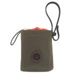 エルメス ポーチ 犬用トリーツポーチ コットンキャンバス カーキグリーン オレンジ ペット用品 お散歩バッグ