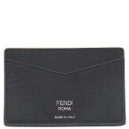 ショッピングフェンディ フェンディ カードケース ズッカ カードホルダー 7AR911 レザー ブラウン 茶 カード入れ パスケース