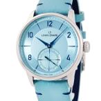 【3年保証】 ルイ・エラール エクセレンス スモールセコンド カラーダイアル LE34248AA08BVA141 未使用 水色 自動巻き メンズ 腕時計