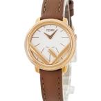 【3年保証】 フェンディ エフ イズ フェンディ ラナウェイ 28MM F710524021 未使用 ホワイト×ゴールド クオーツ レディース 腕時計