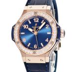 【3年保証】 ウブロ ビッグバン ゴールド ブルー ダイヤモンド 361.PX.7180.LR.1204 K18RG無垢 クオーツ メンズ レディース 腕時計