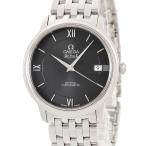 【3年保証】 オメガ デ ヴィル プレステージ コーアクシャル 424.10.37.20.01.001 デイト 黒 バー ローマン 自動巻き メンズ 腕時計