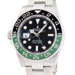 【3年保証】 ロレックス GMTマスター2 レフティーモデル 126720VTNR ランダム番 ブラック グリーン 左利き用 自動巻き メンズ 腕時計