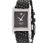 【3年保証】 トムフォード N.004 リサイクルスチール ブラックダイアル TF0120256687 未使用 黒 クオーツ メンズ 腕時計