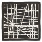 エルメス スカーフ カレ90 CARRE シルク ブラック 【BOLDUC RIBBON/ボルデュック リボン】