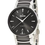 【3年保証】 ラドー 腕時計 セントリックス オートマティック R30018152 自動巻き メンズ 未使用 ブラック デイト シースルーバック