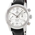 【3年保証】 オメガ 腕時計 デ ヴィル コーアクシャル クロノグラフ 431.13.42.51.02.001 自動巻き メンズ OH済 シルバー デイト ローマン
