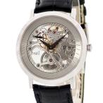 【3年保証】 ピアジェ アルティプラノ G0A33115 K18WG無垢 シルバー フルスケルトン スモセコ 薄型 ラウンド 手巻き メンズ 腕時計 【中古】