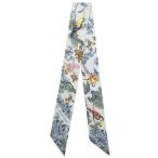  Hermes шарф tsui Lee шелк серый новый товар не использовался [Equateur/ красный дорога прямой внизу ]