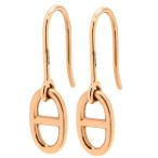 エルメス ピアス ファランドール TPM ゴールド K18PG Au750 18K 18金 フック ミニサイズ スモール シェーヌ・ダンクル