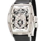 【3年保証】 クストス チャレンジ ジェットライナーII PS オートマティック CVT-JET2-PS-CD TT 純正ダイヤ トノー 自動巻き メンズ 腕時計