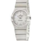 【3年保証】 オメガ 腕時計 コンステレーション ブラッシュクォーツ 123.15.27.60.55.002 クオーツ レディース 純正ダイヤ シェル