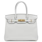 エルメス ハンドバッグ バーキン30 トゴ ブルー 水色