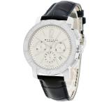 【3年保証】 ブルガリ 腕時計 ブルガリブルガリ クロノグラフ BB42WSLDCH 101557 自動巻き メンズ 新品未使用 ホワイト デイト