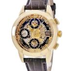 【3年保証】 オメガ 腕時計 ルイ ブラン ドゥルクス クロノグラフ 178.0503 自動巻き メンズ K18YG無垢 スケルトン 青 ローマン デイト