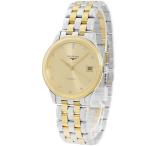 【3年保証】 ロンジン 腕時計 フラッグシップ L4.774.3.37.7 自動巻き メンズ 新品未使用 ダイヤ デイト シャンパン